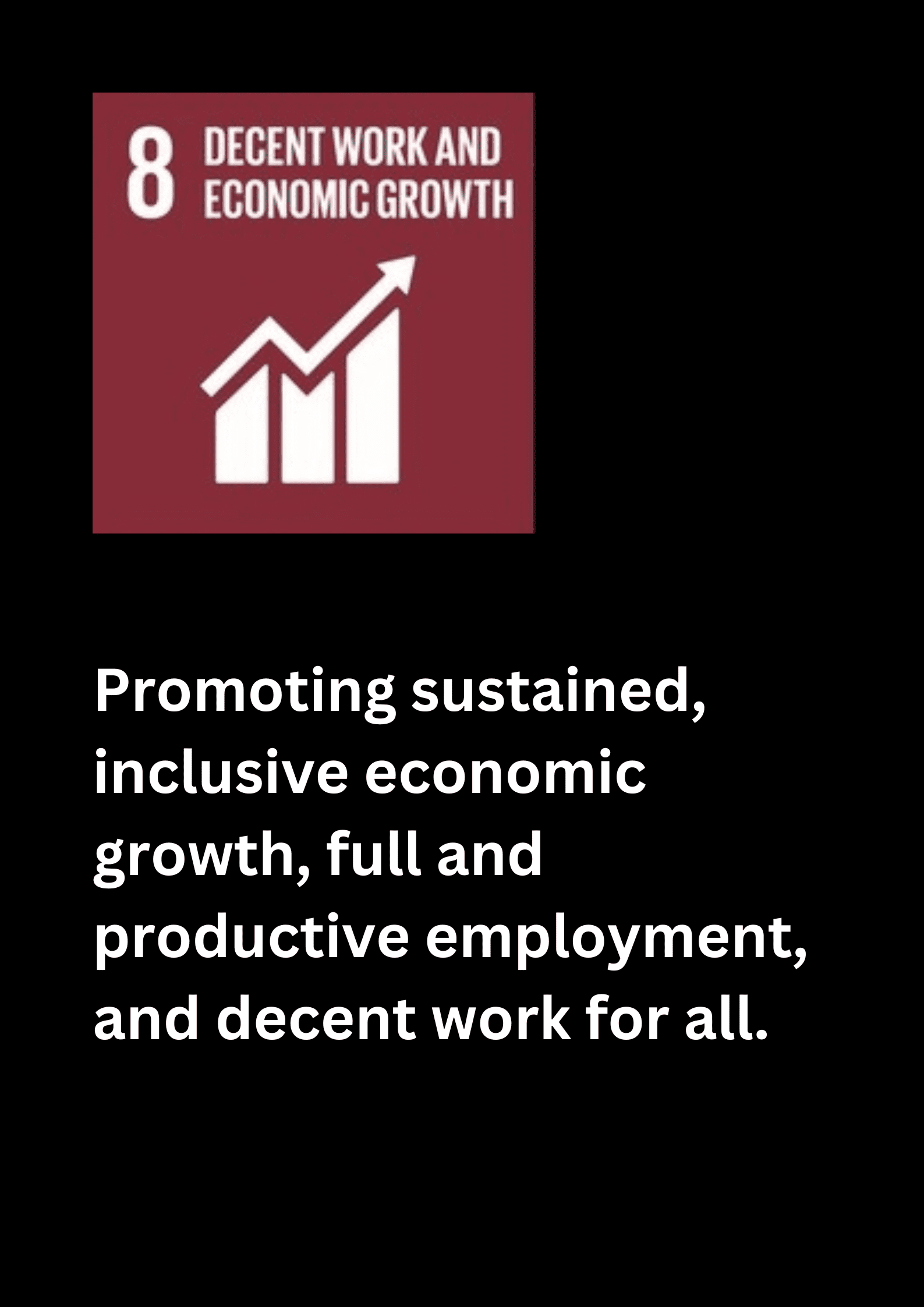 Decent work and economic growth