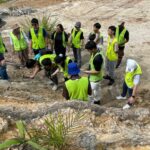 Curtin Malaysia engineering students explore Sarawak’s geologic past at Tusan Beach